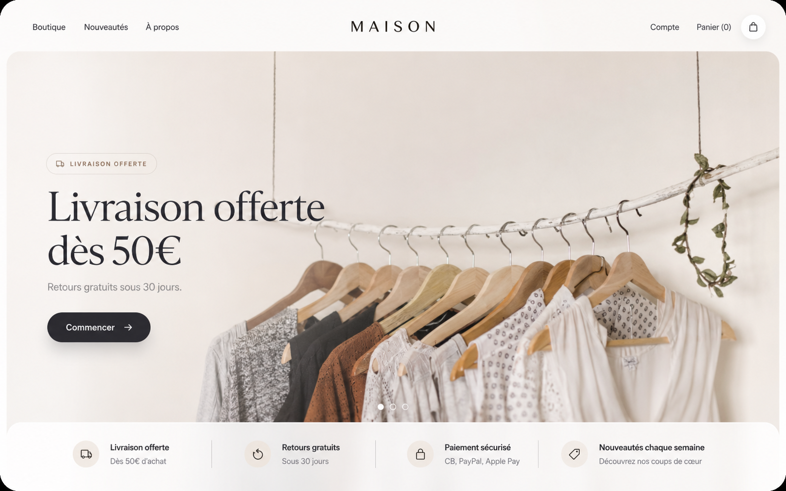 Site e-commerce